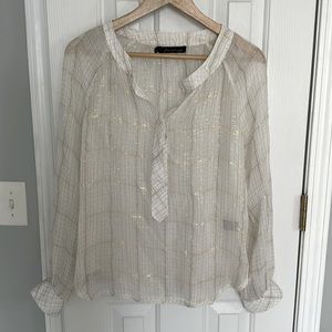 Patterson J Kincaid sheer blouse